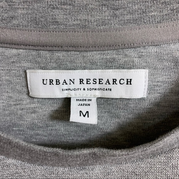 Urban Research Gray Crew Neck Size Medium - Picture 2 of 3